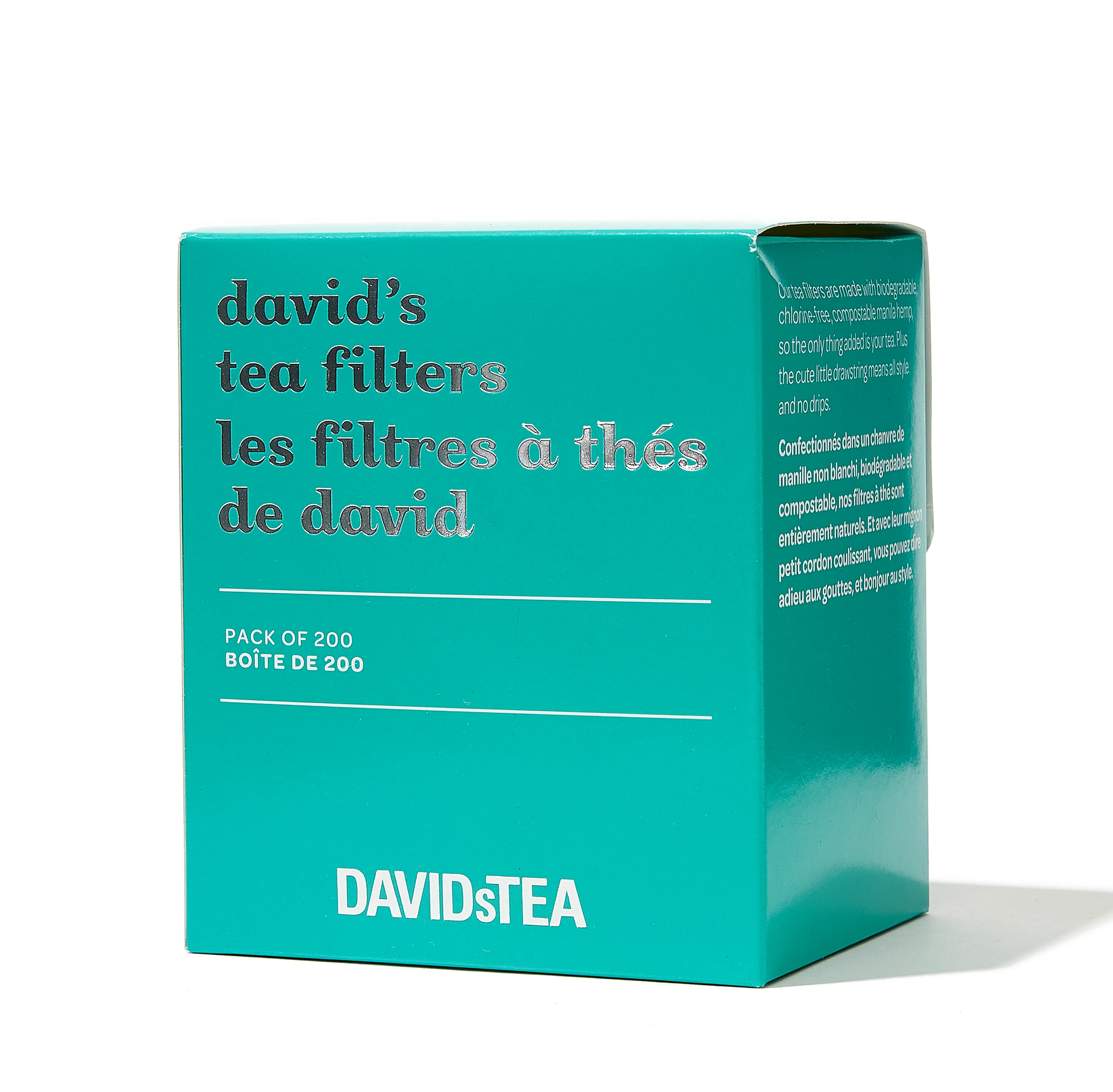 David's Tea Filters Pack of 200