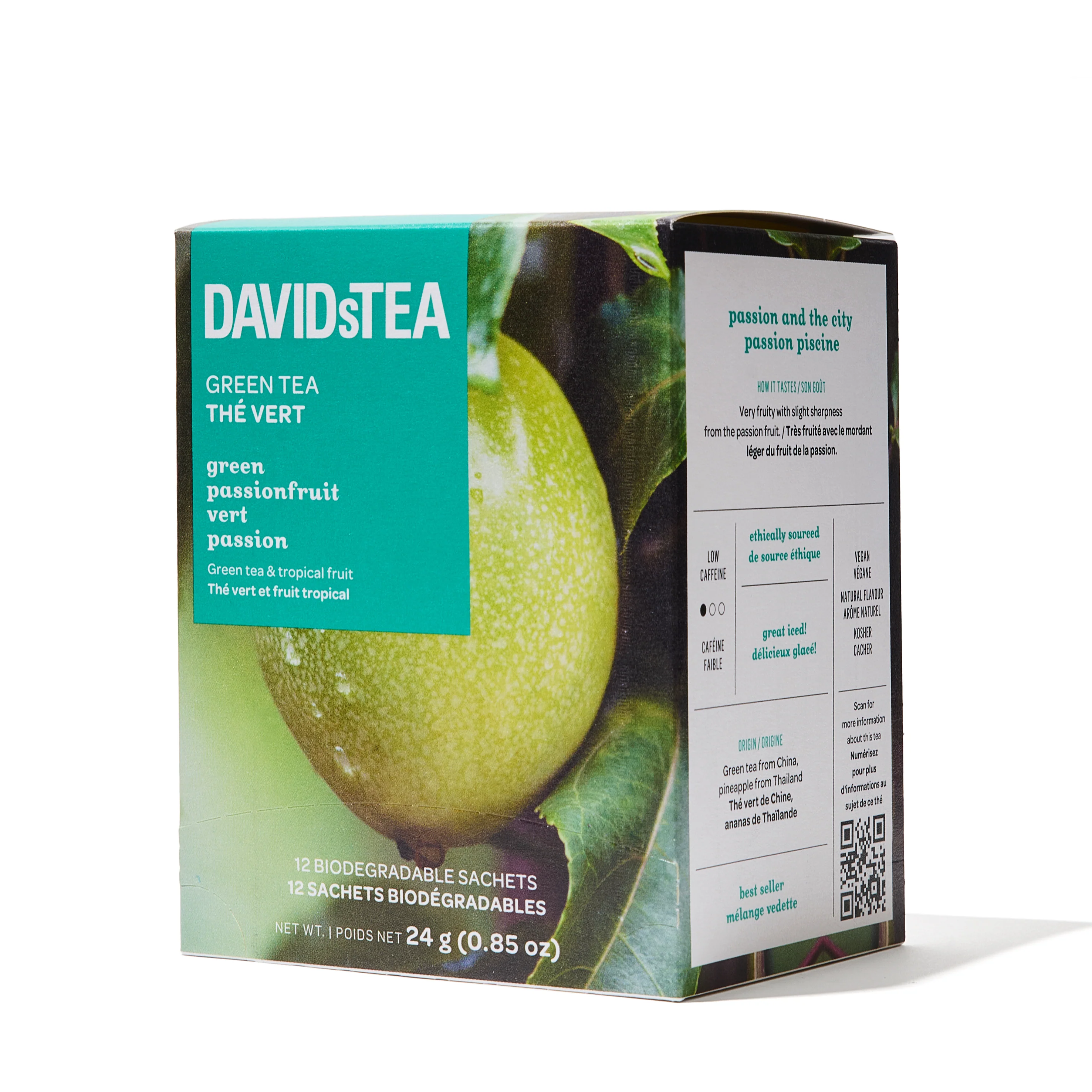 Green Passionfruit Tea Pack of 12 Sachets - Image 3