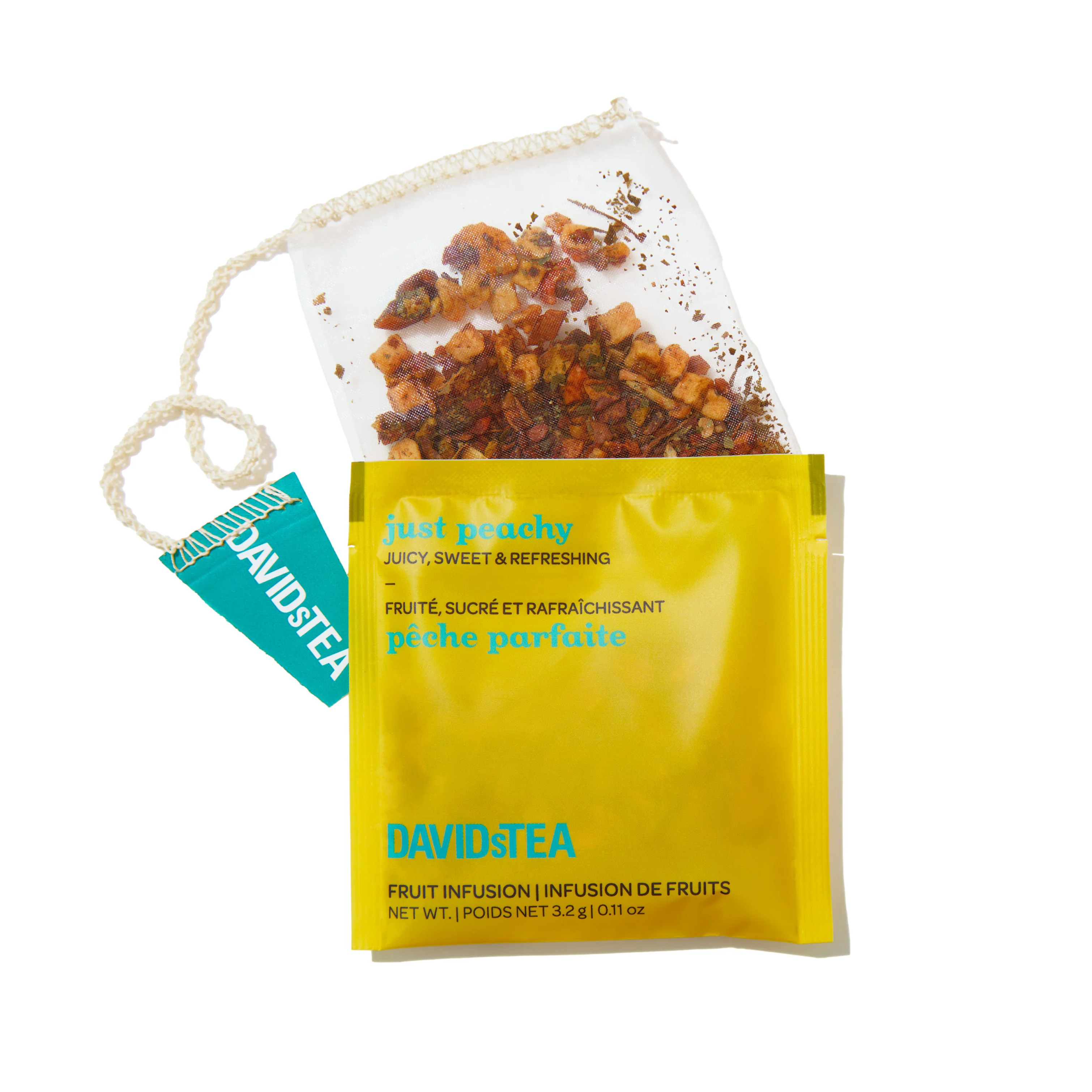 Just Peachy Tea Pack of 25 Sachets - Image 2