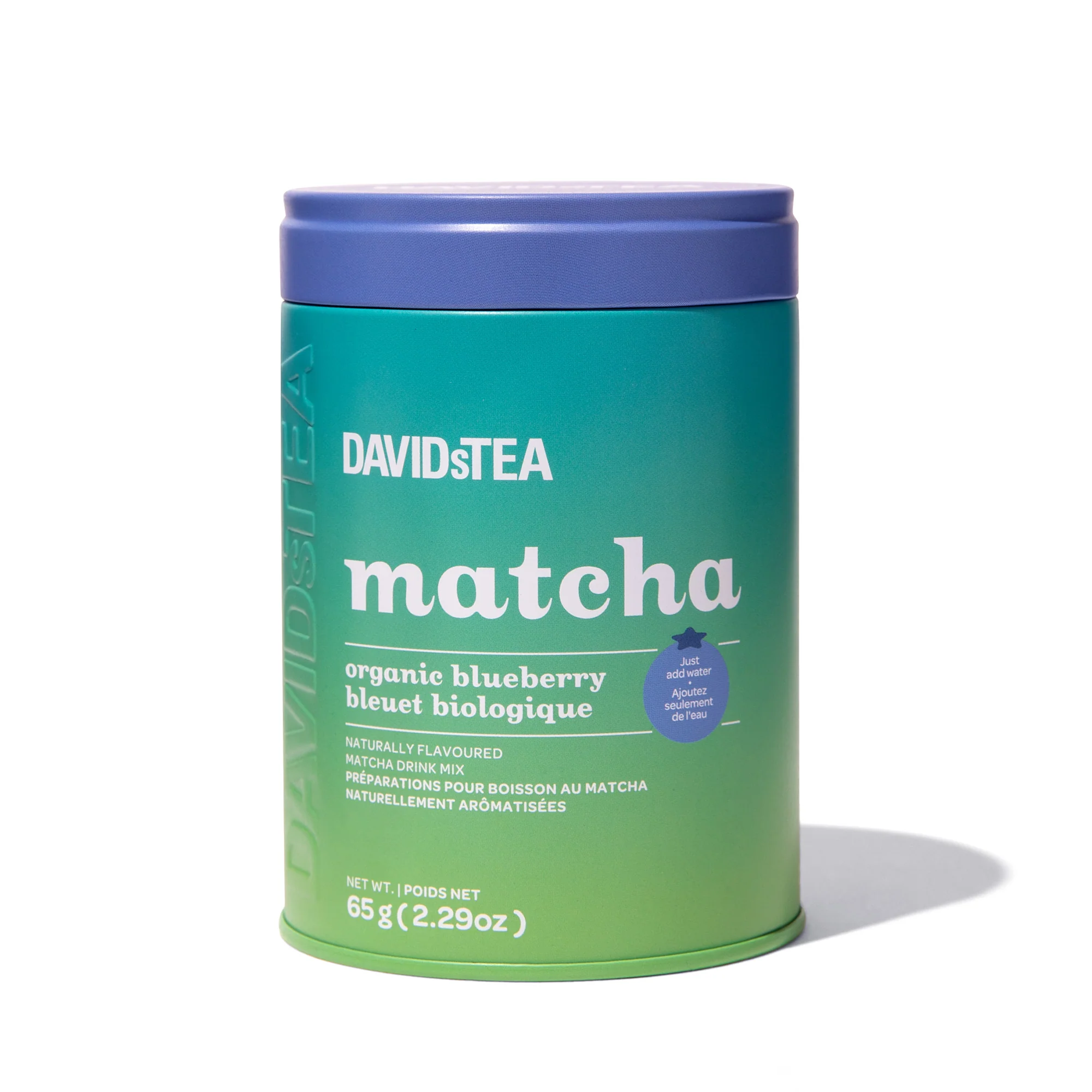 Organic Blueberry Matcha Tea Tin