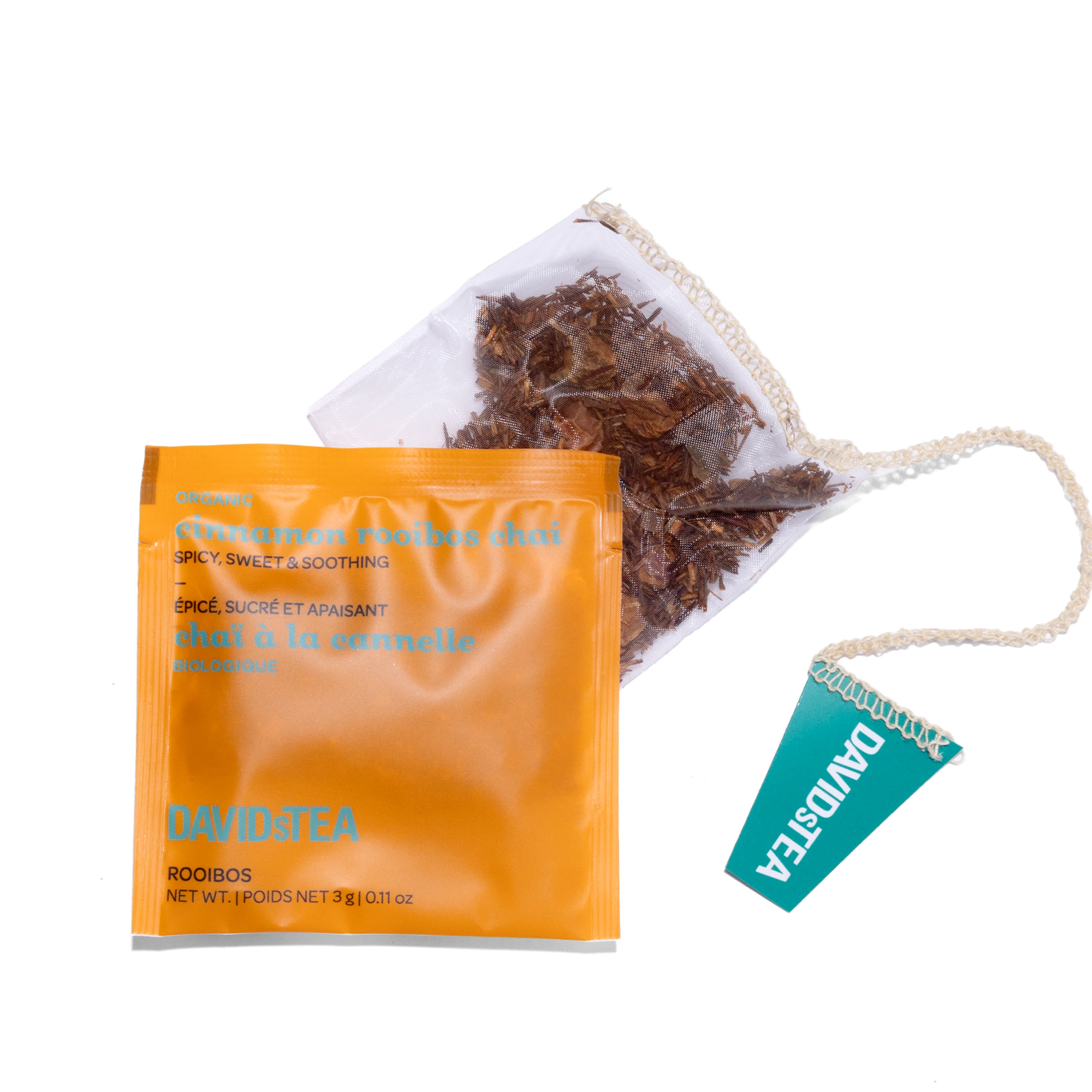 Organic Cinnamon Rooibos Tea Pack of 25 Sachets - Image 2