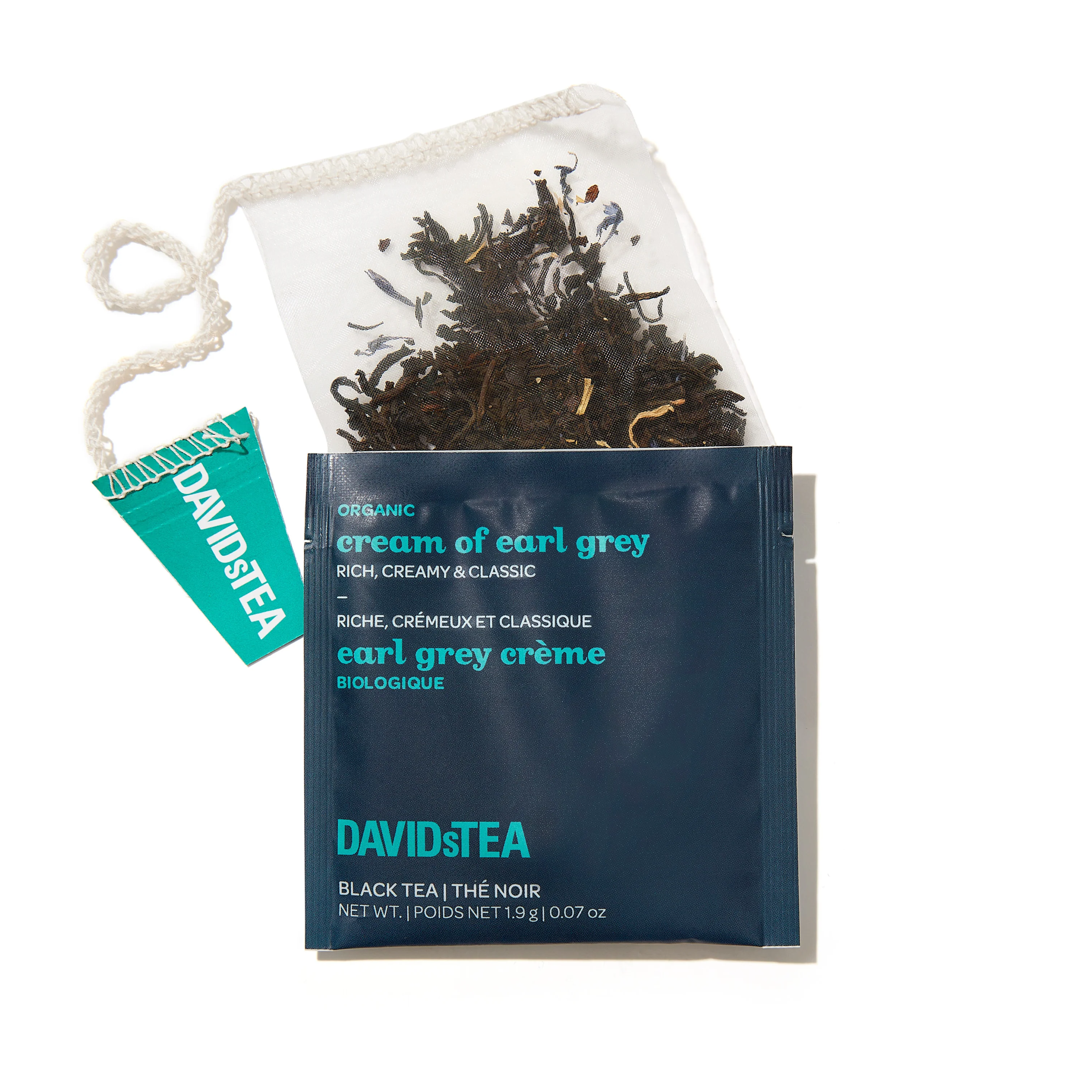 Organic Cream of Earl Grey Tea Pack of 25 Sachets - Image 2