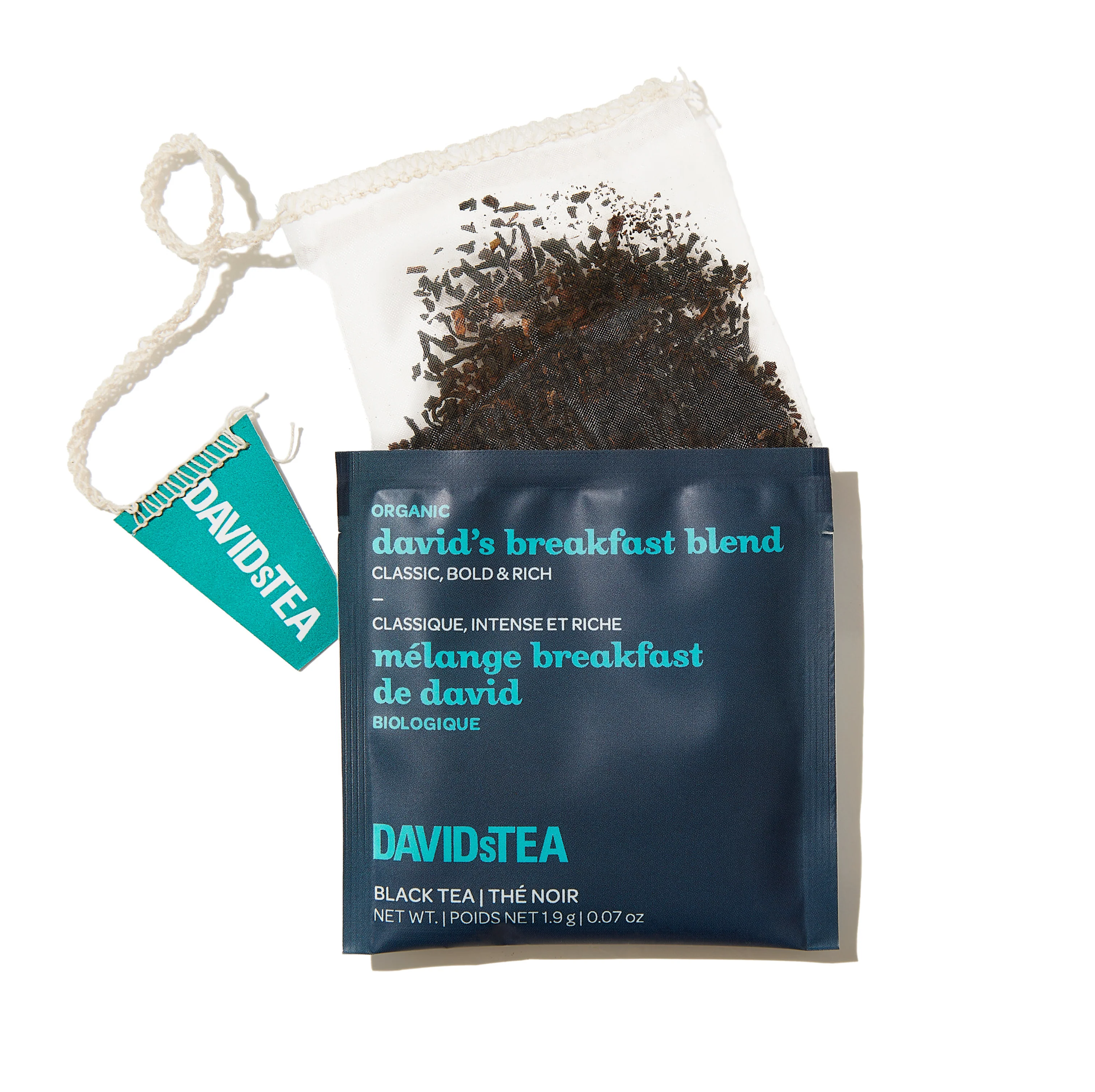 Organic David's Breakfast Blend Tea Pack of 25 Sachets - Image 2