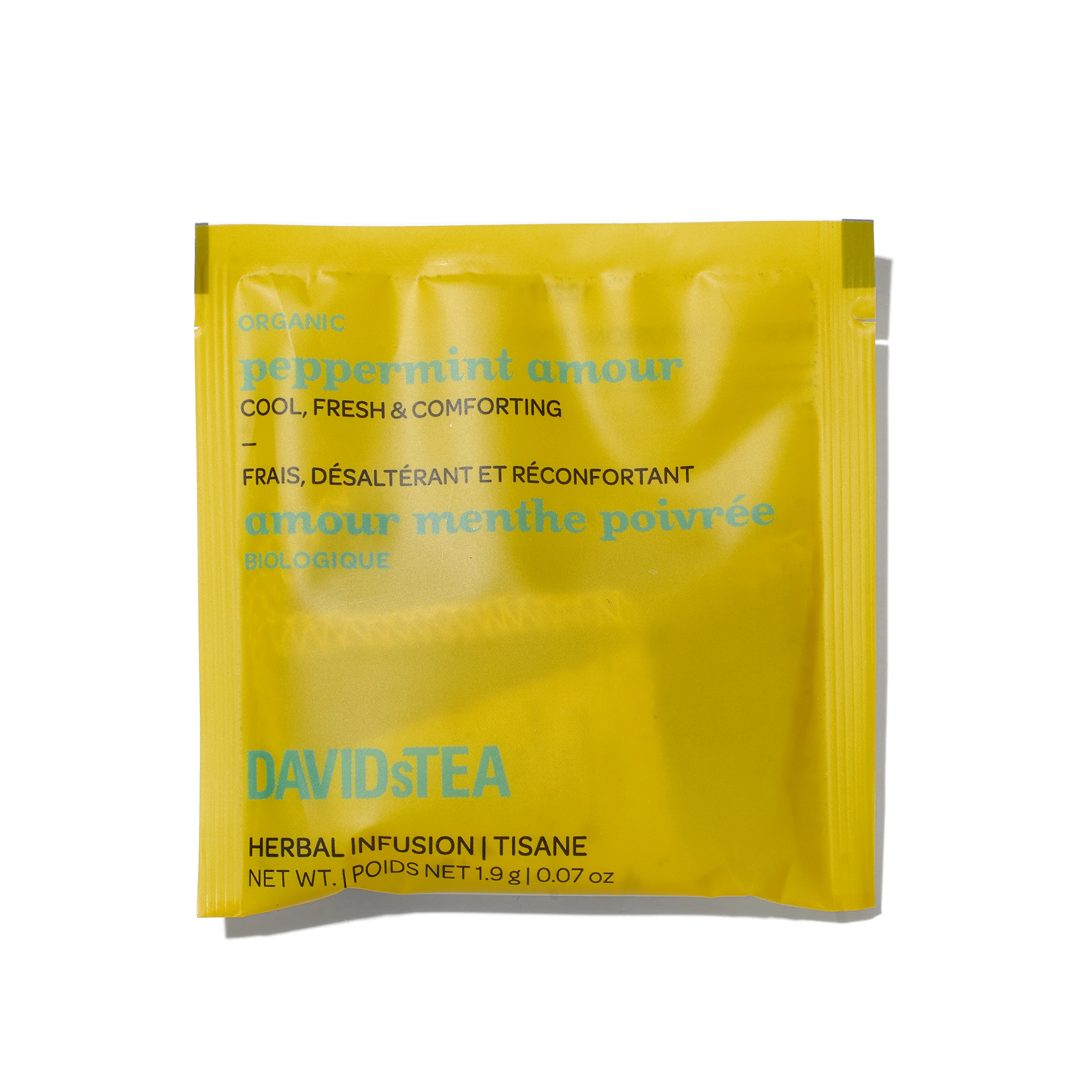Organic Peppermint Amour Tea Pack of 25 Sachets
