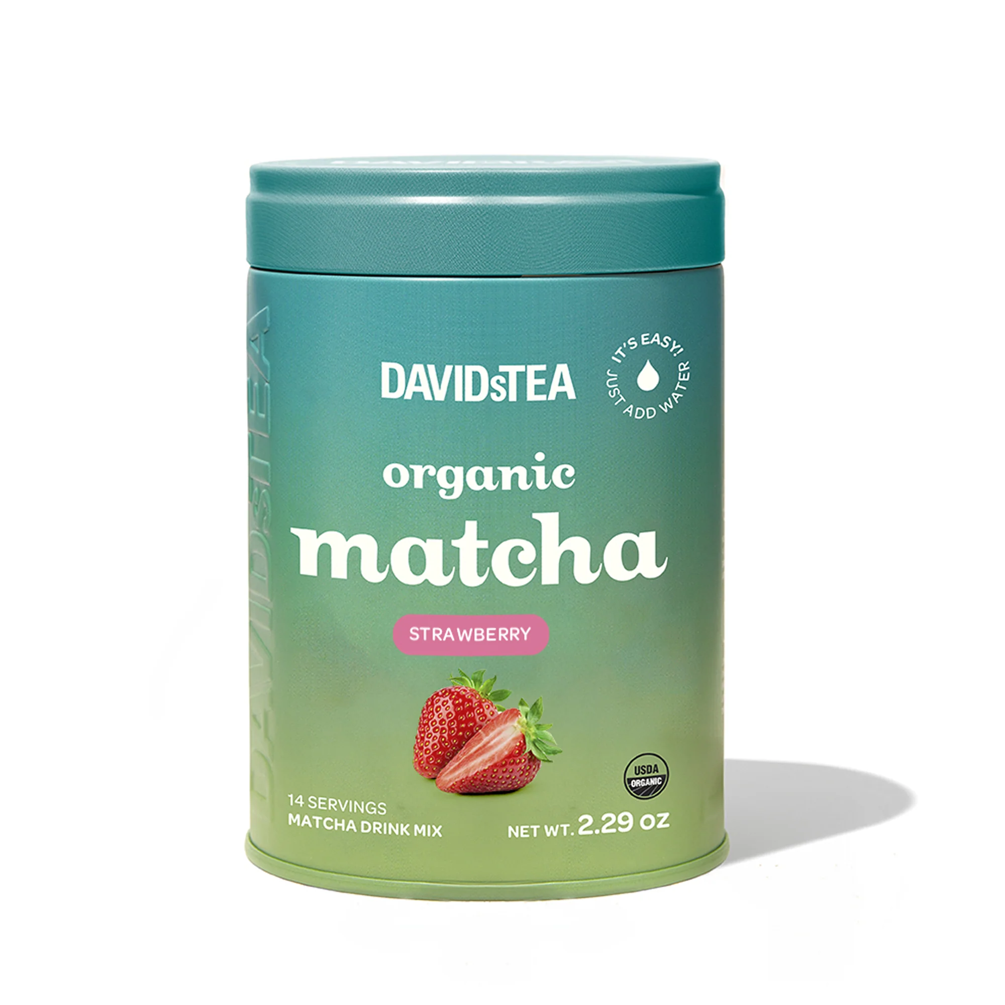 Organic Strawberry Matcha Tea Tin
