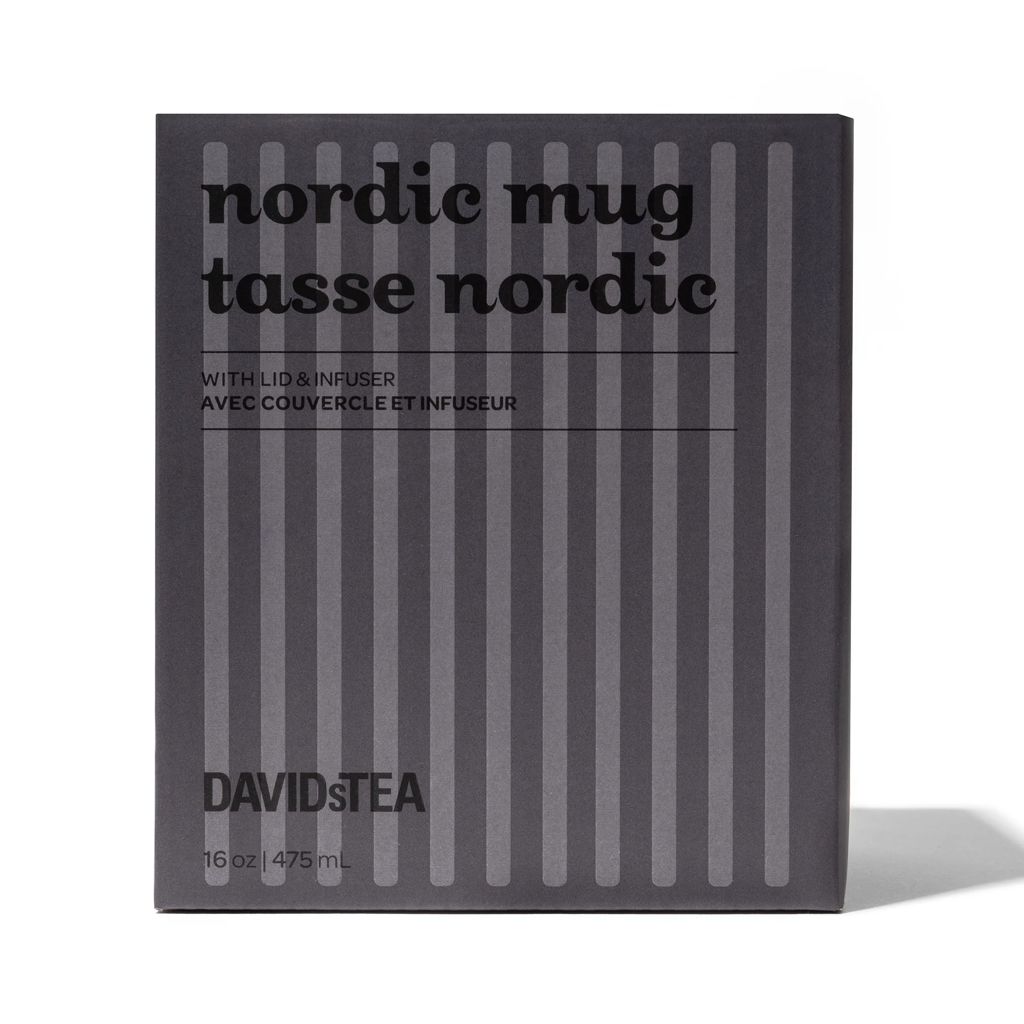 Sesame Grey Ribbed Nordic Mug - Image 3